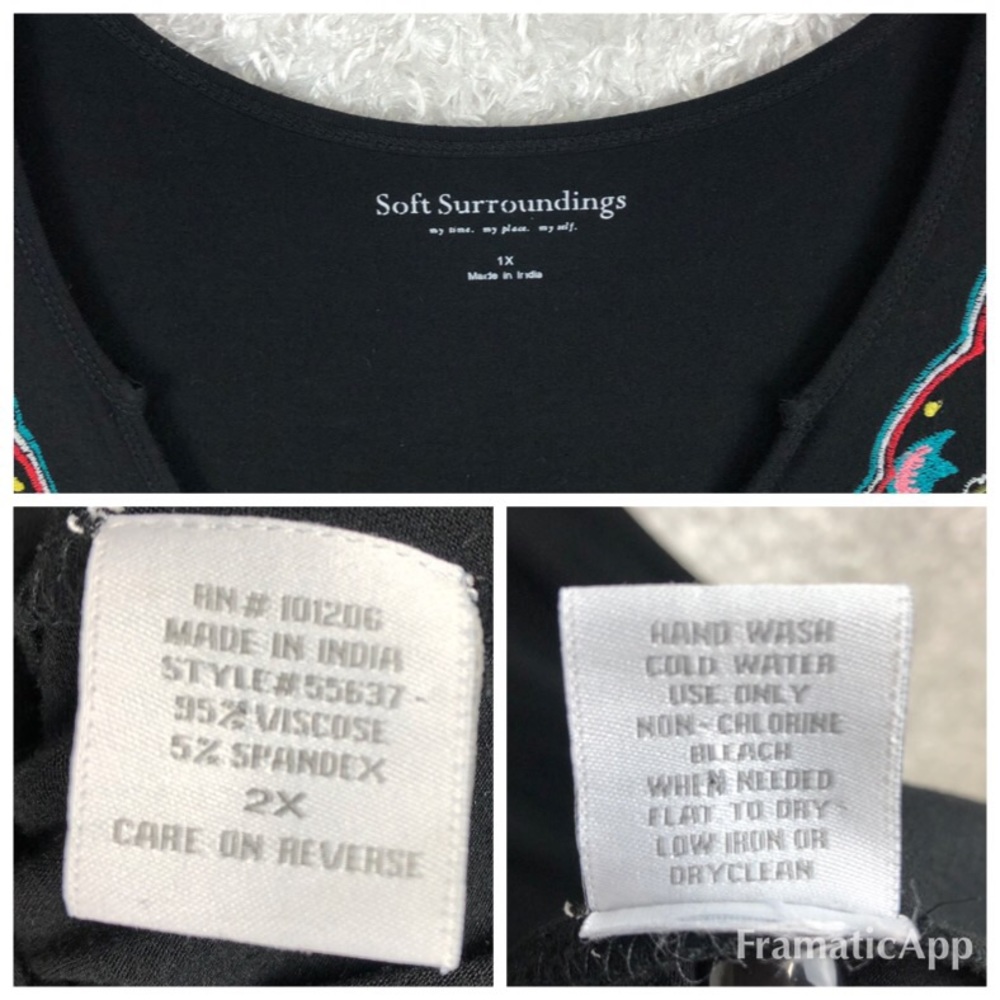 Soft Surroundings Adora Embroidered Tunic | 2X - Picture 5 of 6